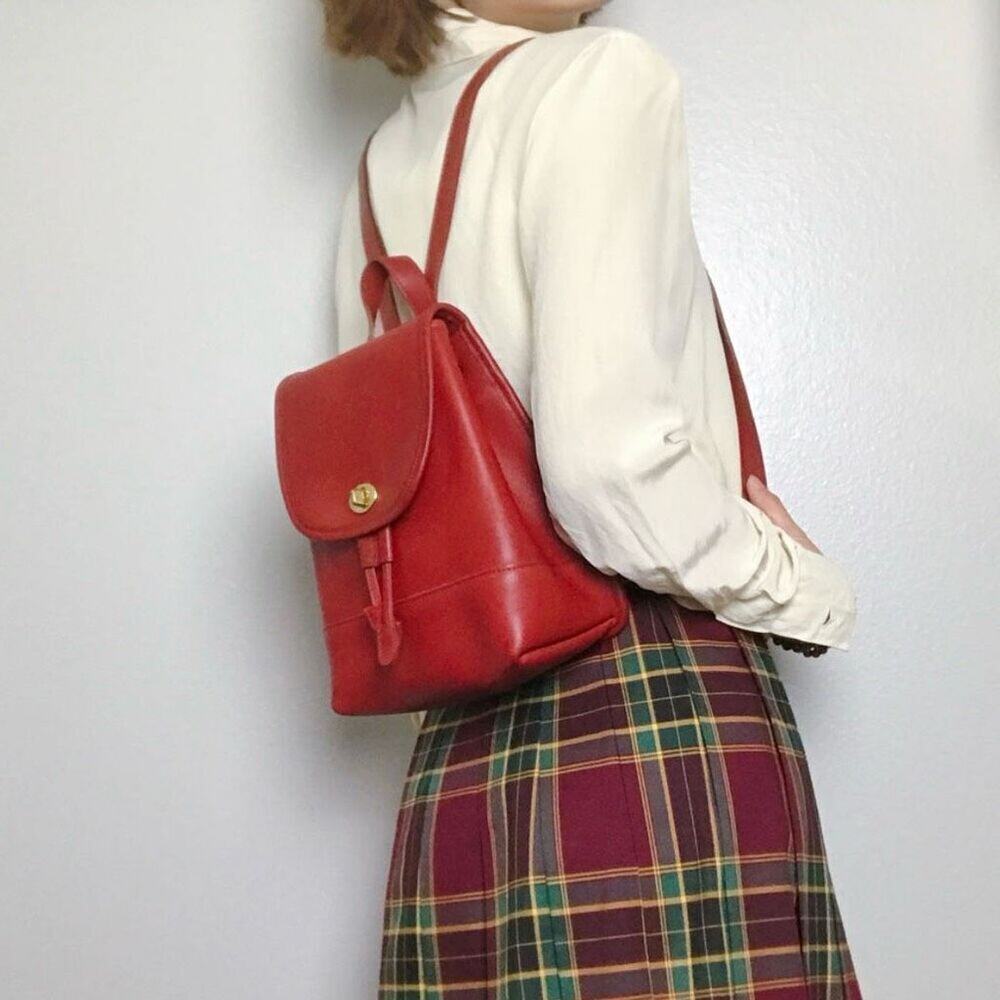 Coach Vintage Daypack Backpack 9960 Mini Leather Rucksack